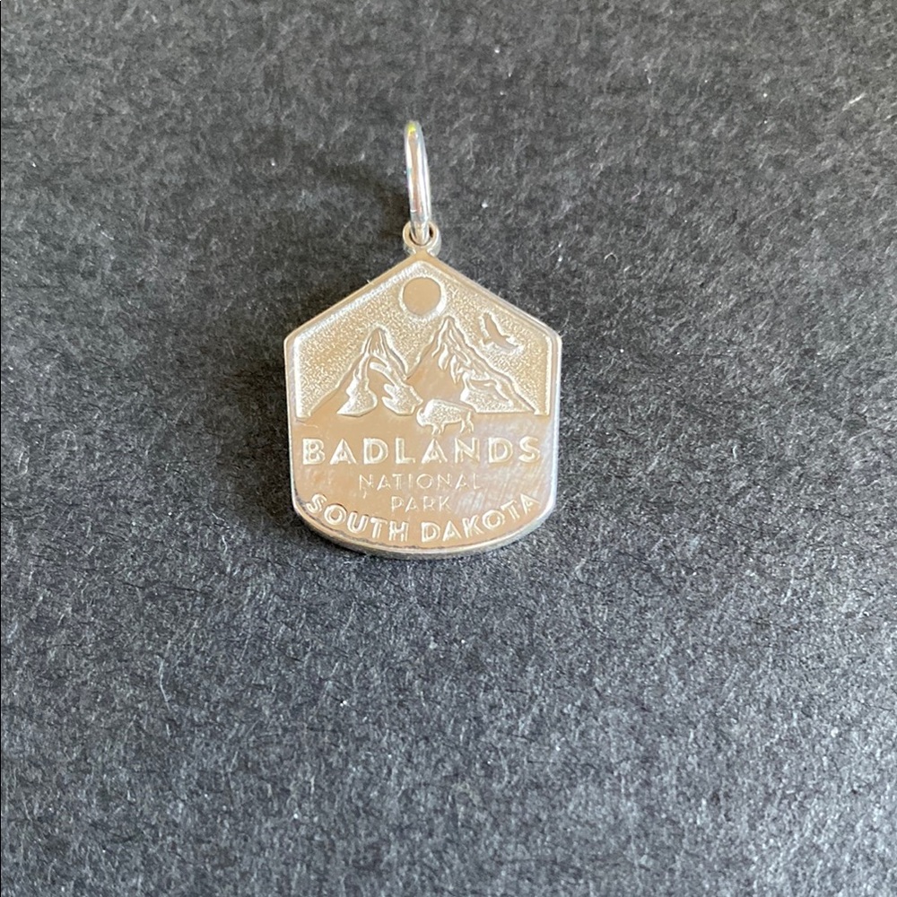 Silver Badlands National Park Pendant